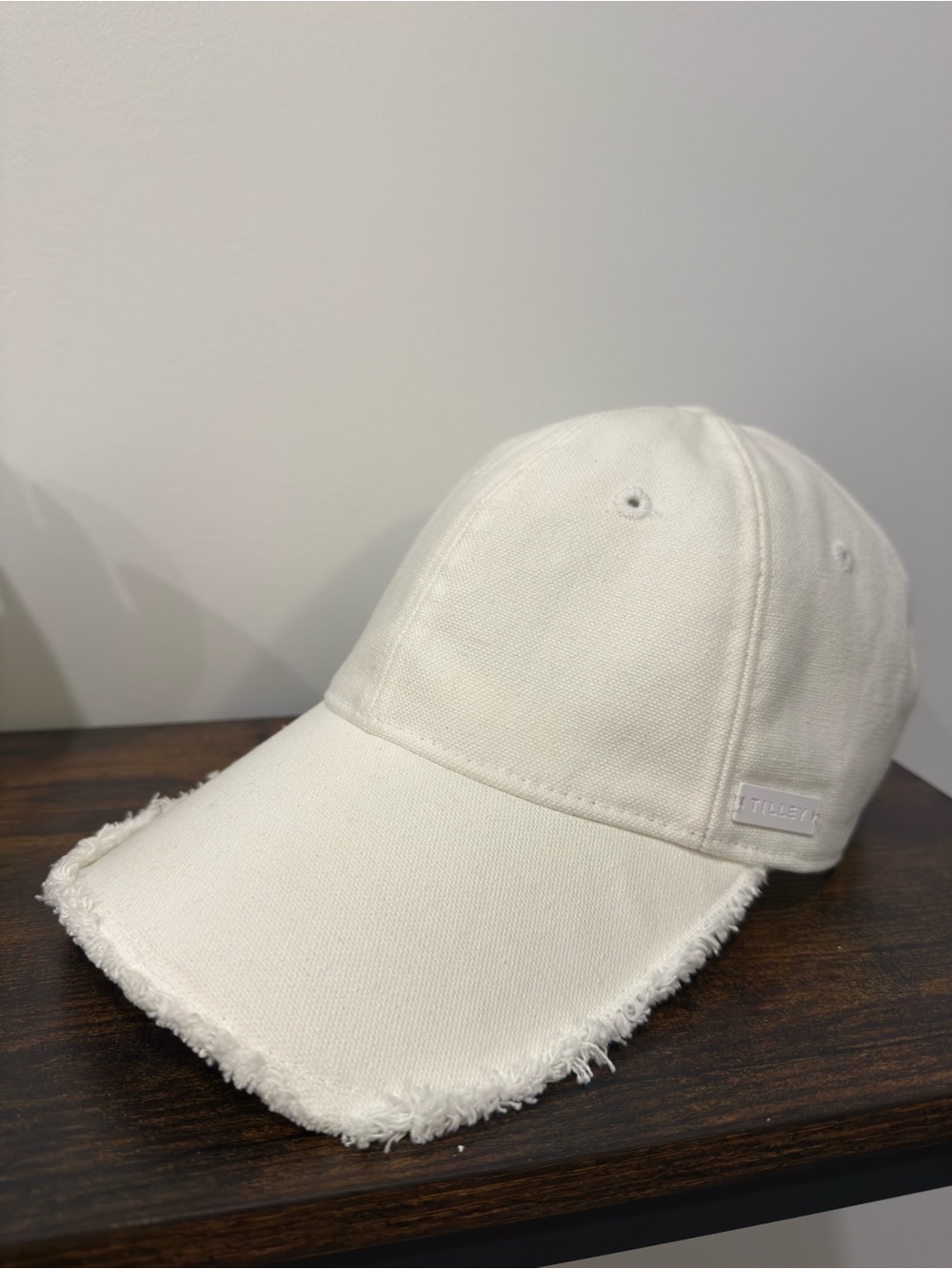 Tilley White Fringe Cap